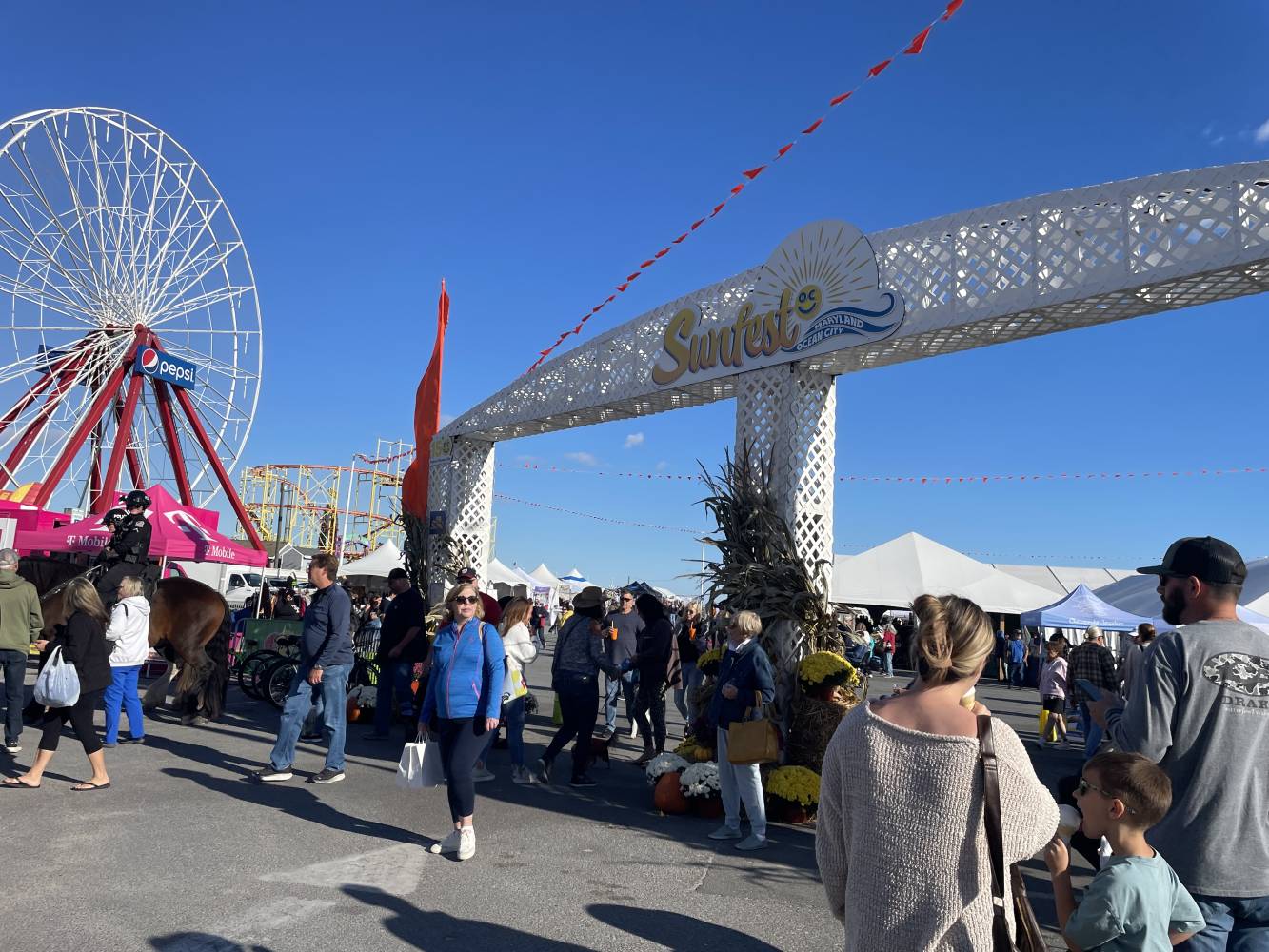 Perfect fall weather for Sunfest.