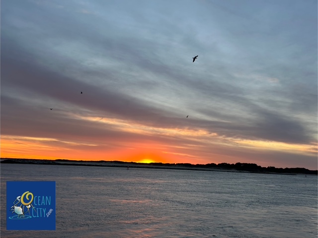 Sunset looking towards Assateague
