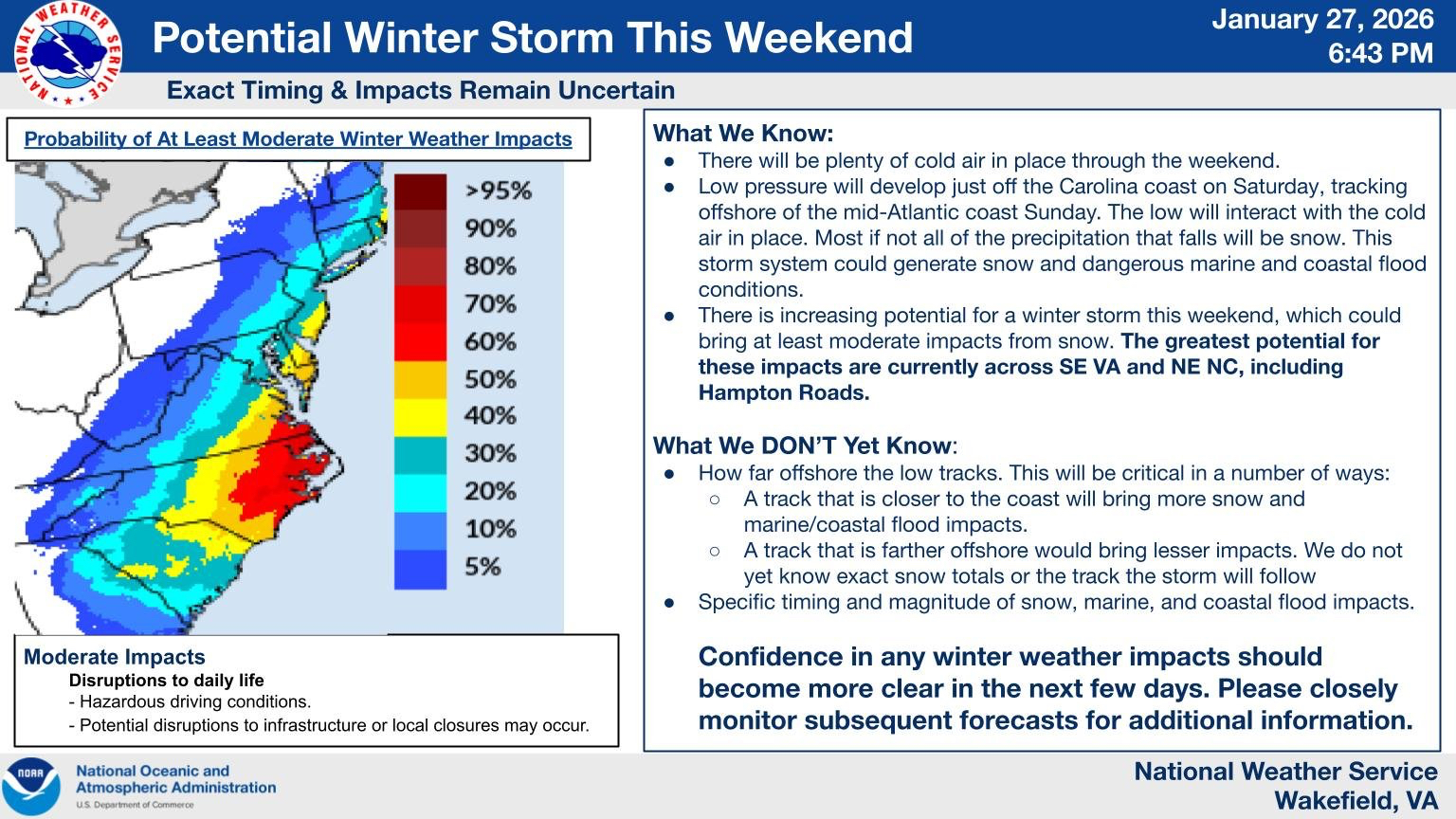 winter storm possible in ocean city