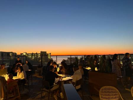 The view from 1945 Steakhouse, formally known as Embers in Ocean City Md