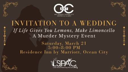 Invitation to a Wedding Murder Mystery LSPAC Graphic 450x253