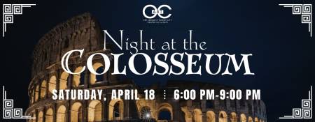 Night at the Colosseum Givebutter Graphic 450x175